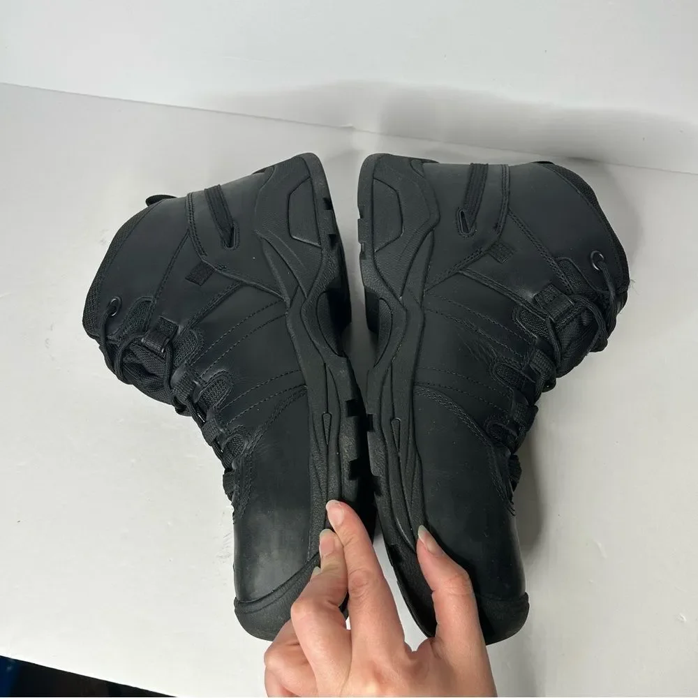 Keen Men's Black uility Leather Boots 11.5 D